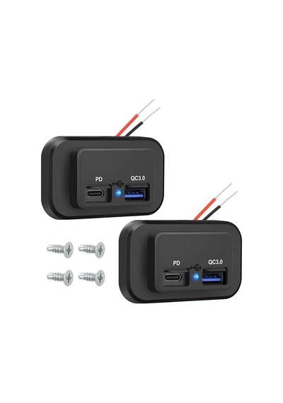 Mellifera Bir Usb Type-a Ve Bir Usb Type-c Şarj Cihazı Mlfr-yj-mca076-1