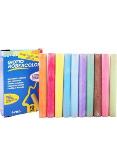 Giotto Robercolor Tebeşir Karışık Renkler 10'lu Paket