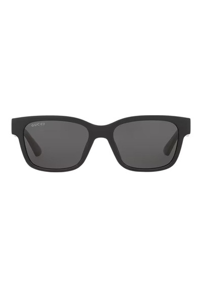 Gucci Gg 1716s 001 54 Unisex Kare Siyah Kemik Güneş Gözlüğü Siyah