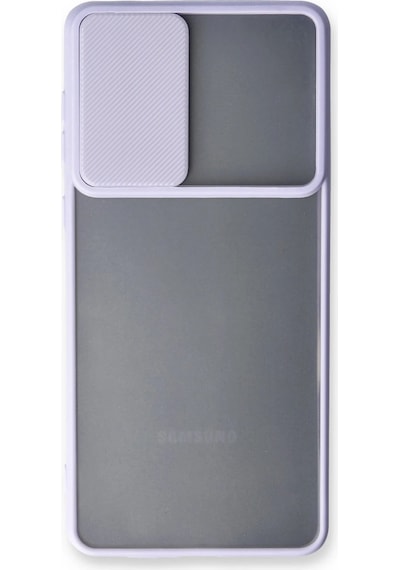Hnrlıshp Newface Samsung Galaxy Uyumlu  A33 5g Kılıf Palm Buzlu Kamera Sürgülü Silikon - Lila