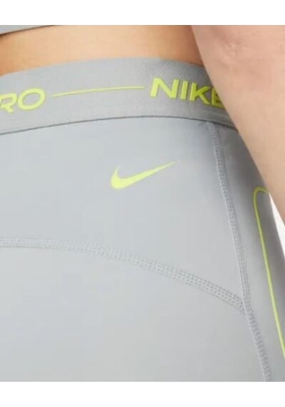 Nike Pro Dri-fıt Essential Novelty High-rise 7n Kadın Şort Gri