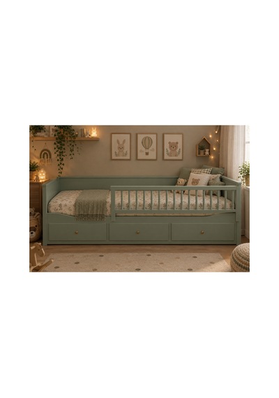 125x50 Yeşil Hemnes Divan Bariyer, Trabzan, Korkuluk Yeşil - 942038516