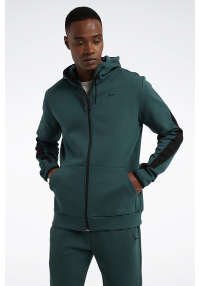Reebok Dreamblend Fz Orman Yesılı Erkek Eşofman Üstü Yeşil-sıyah Yeşil - Siyah