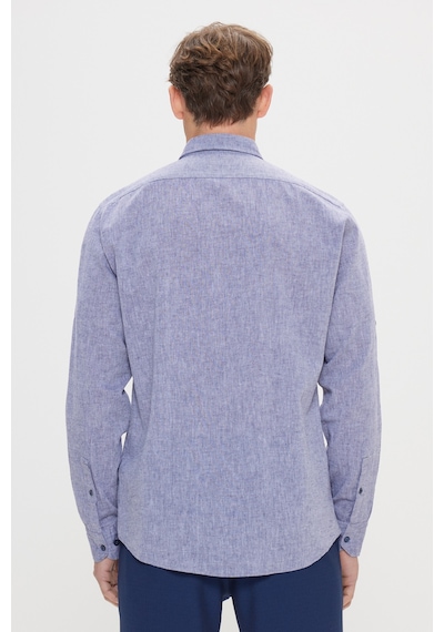 AC&Co / Altınyıldız Classics Erkek Lacivert Comfort Fit Rahat Kesim Düğmeli Yaka Casual Keten Gömlek 4A2022200085LACXL Lacivert AC&Co / Altınyıldız Classics Erkek Lacivert Comfort Fit Rahat Kesim Düğmeli Yaka Casual Keten Gömlek 4A2022200085LACXL Lacivert
