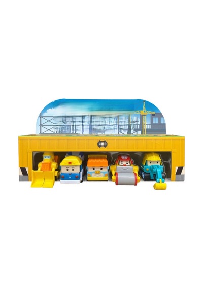 Poli Mini İnşaat Araçları 5'li Set