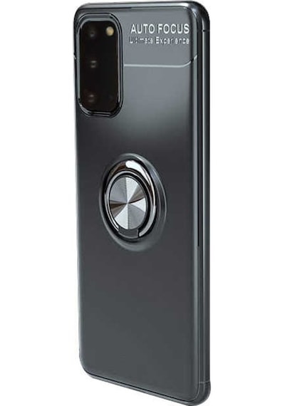 Galaxy S20 Yüzüklü Standlı Manyetik Kamera Korumalı Kılıf
