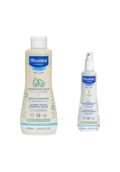 Mustela Baby Şampuan 500 ML + Hair Styler & Skin Freshner 200 ML
