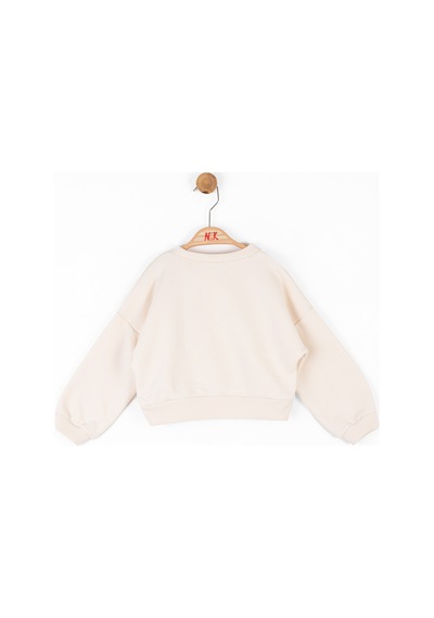 Nk Kids Kız Çocuk Sweatshirt 37609 Krem