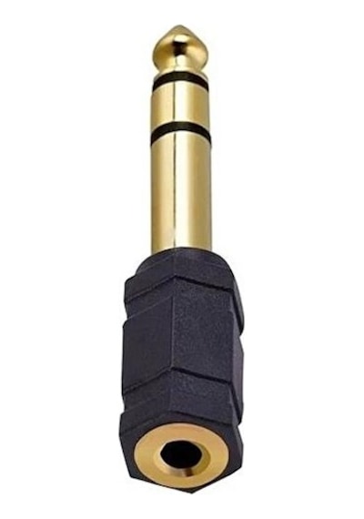 Aux Amfi Giriş Çevirici Stereo Amfi Giriş Çevirici 3.5 Mm Dişi 6.35 Mm Erkek Çevirici Kulaklık Jack Piyano Çevirici
