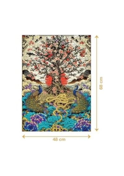 Sakura 1000 Parça 2,2mm Kalınlık 48x68cm Profesyonel Hobi Puzzle Yapboz Serisi
