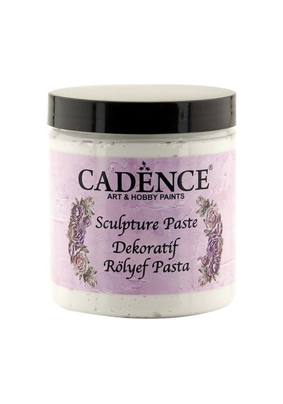 Sculpture Pasta Dekoratif Rölyef Pasta Beyaz 250 Ml
