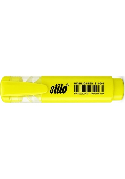 Stilo Fosforlu Kalem Sarı - 3 Adet