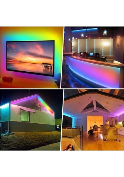 3 Metre Usb Tv Led Rgb Ct-4566 Beyaz