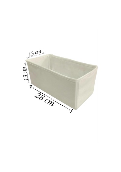 8'li Beyaz Çekmece İçi Düzenleyici Organizer Set - Çok Amaçlı Dolap İçi Kutu Seti