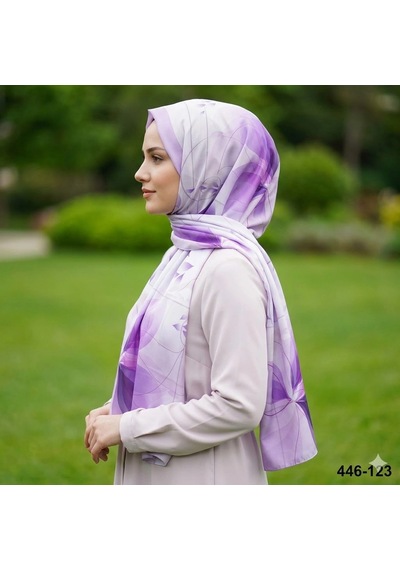 Buqle Dijital Desenli Soft Şal 446-123 Çok Renkli