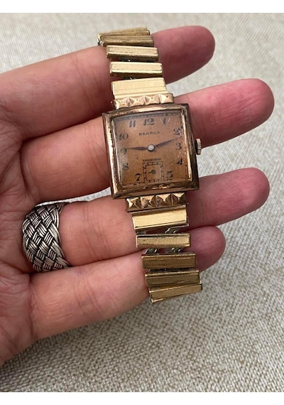 Benrus 25 mm Çelik Kordon Vintage Kadın Kol Saati 2. El