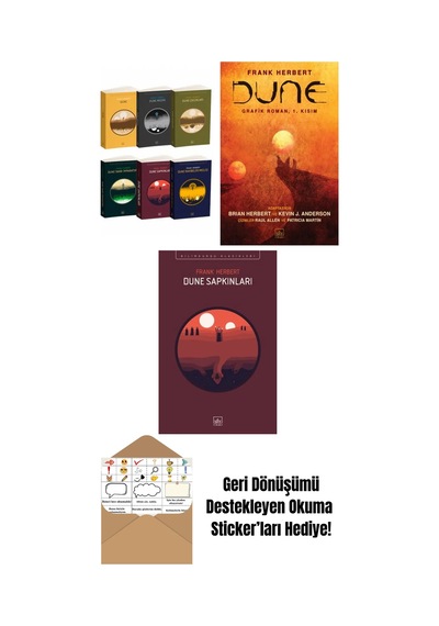 Dune Takım Set + Dune Grafik Roman 1. Kısım + Dune Sapkınları