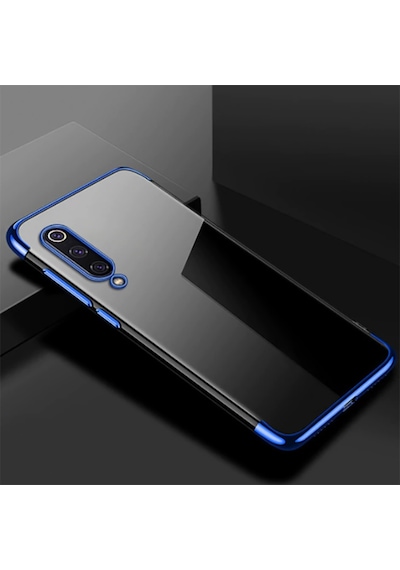 Xiaomi Mi 9 Lite Kılf Zore Dört Köşeli Lazer Silikon Kılıf