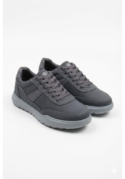 Fort 0226 Dks Keten Rahat Hafif Sneaker Erkek Ayakkabı Füme