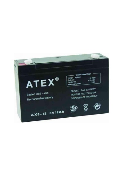 Atex Akü 6V 12Ah