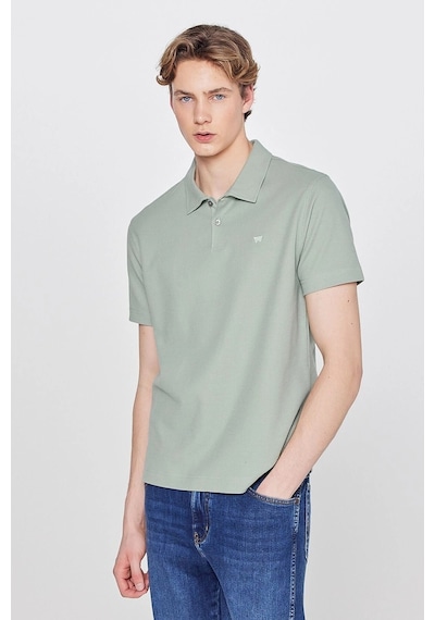 Wrangler Erkek Regular Fit Polo T-shirt Yeşil