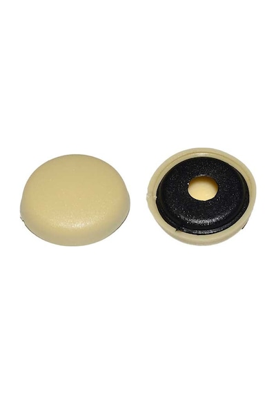 Vida Kapağı Büyük Boy Bej 4,2 - 4,8mm Yıldız Silindir Baş Vida İçin 25 Adet