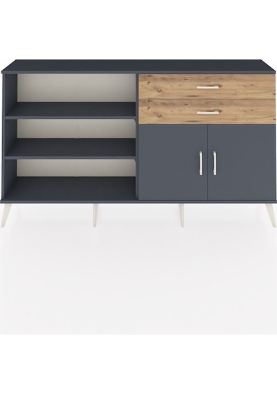 Arges Konsol 3 Raflı 2 Çekmeceli 2 Kapaklı 176x30x99 Antrasit-ant Antrasit-antrasit/çam Arges Konsol 3 Raflı 2 Çekmeceli 2 Kapaklı 176x30x99 Antrasit-ant Antrasit-antrasit/çam