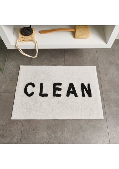 Soft Clean Tufting Banyo Paspası - Beyaz - 60x90 Cm Çok Renkli