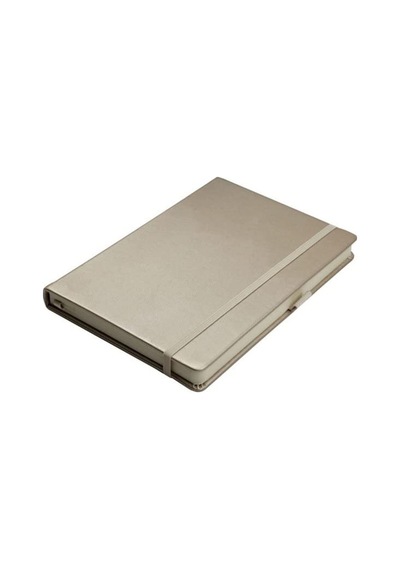 Venzi Sert Kapak Planlayıcı Defter 14x20 Cm 100 Gr. Krem 96 Yaprak Gümüş Çizgili