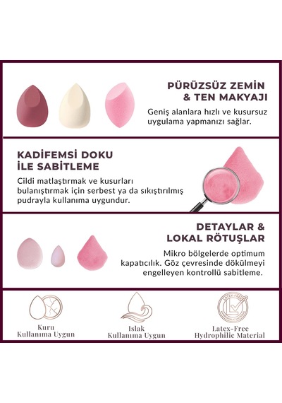 Amor Amor Kavanoz Çoklu Makyaj Süngeri
