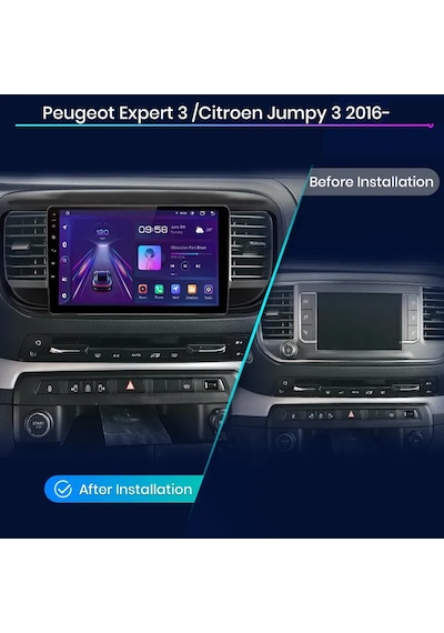 Citroen Jumpy Android Multimedya Carplay 2gb/32gb 9 İnc Hd Ips
