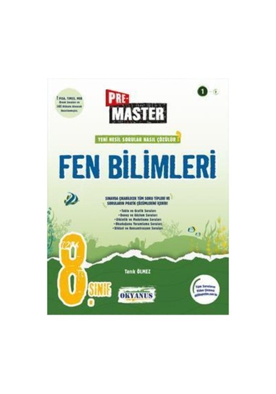 8. Sınıf Pre Master Fen Bilimleri Soru Bankası Okyanus Yayınları