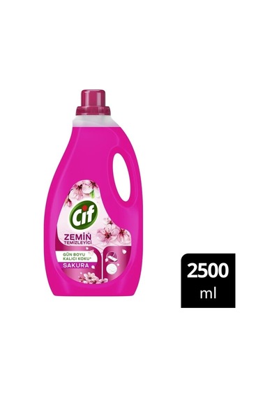 4 Adet Cif Zemin Temizleyici Sakura 2500 Ml Diğer
