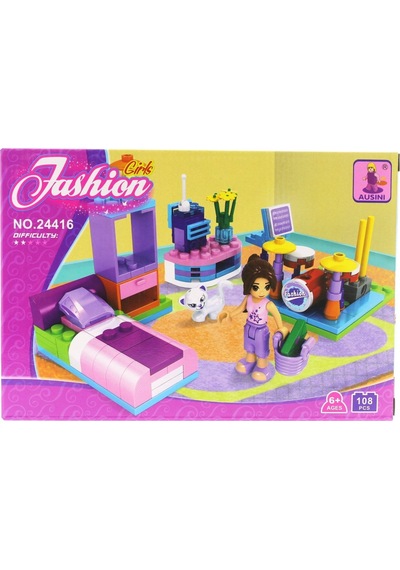 Ausini 108 Parça Fashion Girls Müzik ve Yatak Odası