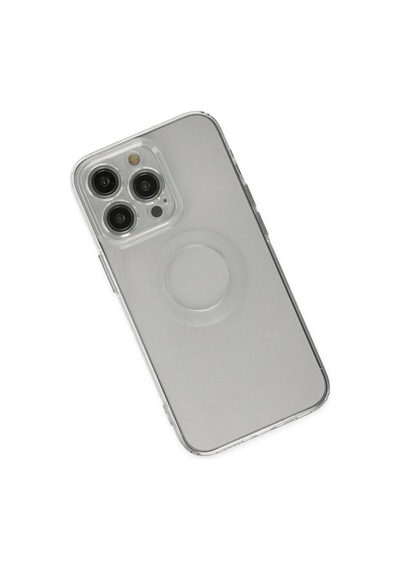 Muratech Newface Apple Uyumlu iPhone 13 Pro Kılıf Santa Lens Silikon - Şeffaf
