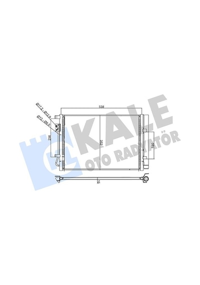 Kale 358235 354090 Kondenser Hyundaı İ20-i20 Actıve 97606c8000-97606c8050 Adet ıdır