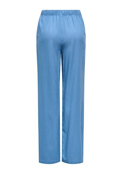 Only Onlgoa Mw Lınen Bl Pull-up Pant Cc Pnt Mavi