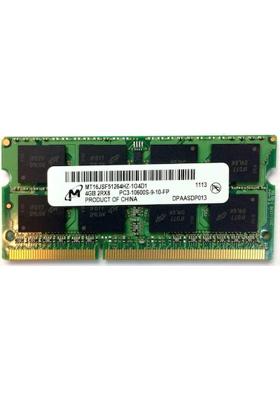 Micron MT16JSF51264HZ-1G4D1 4 GB DDR3 1333 MHz CL9 Notebook Ram