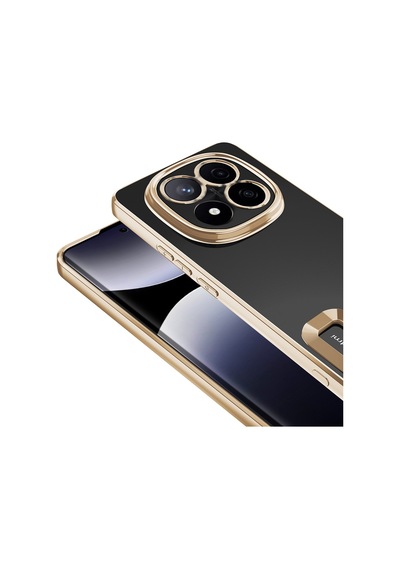 Xiaomi Redmi Note 14 Pro 5g Kılıf Kamera Korumalı Logo Gösteren Zore Omega Kapak Sierra Mavi