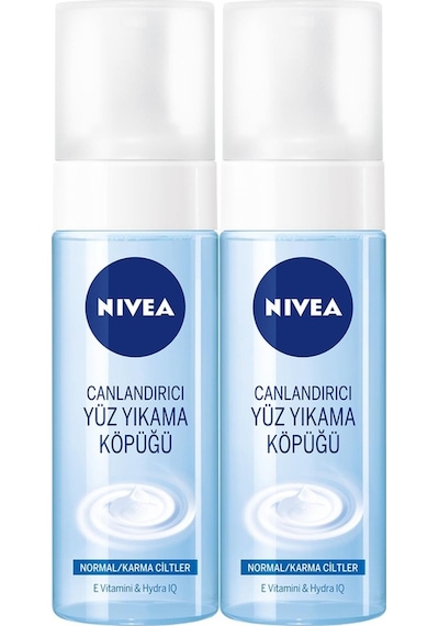Nivea Canlandırıcı Yüz Temizleme Köpüğü 150 ML x 2