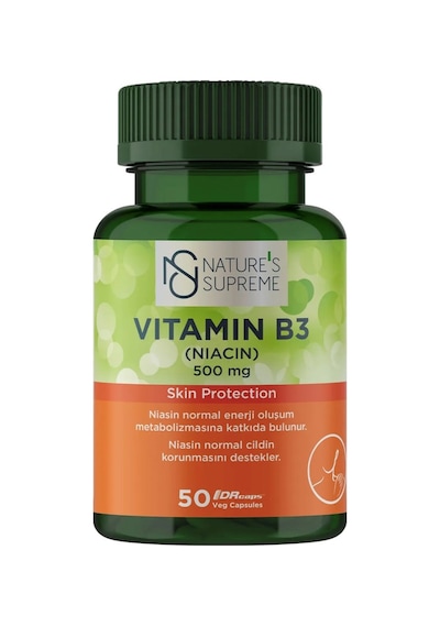 Vitamin B3 500 Mg No Flush 50 Kapsül Aromasiz