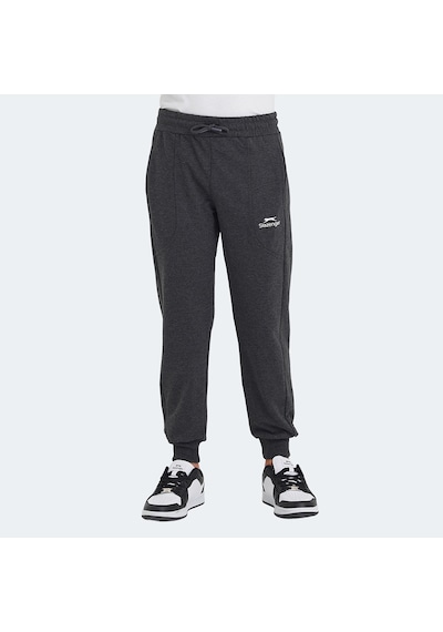 Slazenger LINE IN Unisex Çocuk Eşofman Altı Koyu Gri