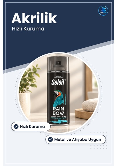 Kahverengi Akrilik Sprey Boya Hızlı Kuruma Yüksek Örtücülük Metal