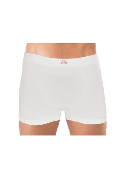 The Don Beyaz Renk Kırmızı Logo Seamless Boxer Beyaz