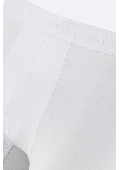 Avva Erkek Beyaz Basic Pamuklu Tekli Regular Fit Boxer B009510
