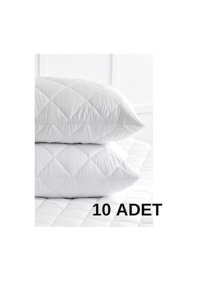 10 Adet Kapitoneli Yastık Koruyucu 50X70 Cm Yastık Alezi