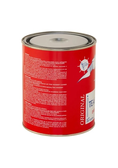 Teak Wonder - Tik Koruyucu Dressing & Sealer 1 L : Yağlı Ve Kaygan Güvertelere Son Tiklerinizin Doğal Altın Rengini Koruyun.