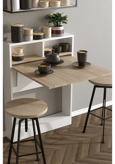Decormet Bracked Çok Fonksiyonlu Masa Patara Çok Renkli