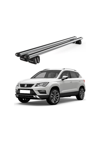 Pençe Seat Ateca Ara Atkı 2016 Ve Sonrası Uyumlu Gri Ara Atkı Port Bagaj Tavan Barı