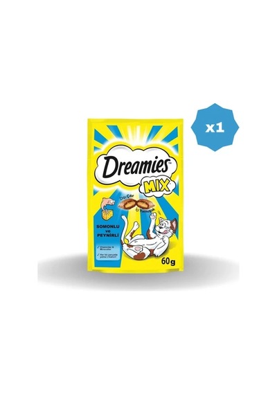 Dreamies Kedi Maması Somonlu Ve Peynirli 60 Gr - 1 Adet